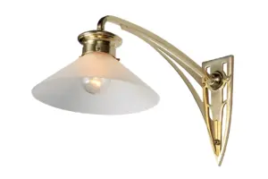 Avignon wall light - LED handmade brass wall light