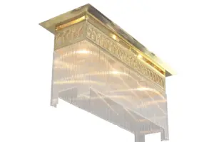 Berlin ceiling fitting V. - LED handmade brass ceiling lamp