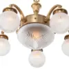 Bratislava 5 armed chandelier - LED handmade brass chandelier - Image 4