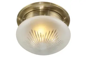 Bratislava ceiling fitting 30/2 - LED handmade brass ceiling lamp