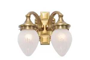 Bratislava wall light III. - LED handmade brass wall light