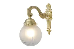 Budapest wall light I. - LED handmade brass wall light
