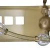 Casablanca chandelier III. - LED handmade brass chandelier - Image 4