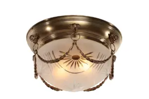 Eger ceiling fitting 25/4 - LED handmade brass ceiling lamp
