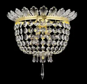 Elba fk - LED handmade brass wall light