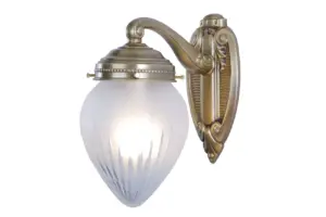 Esztergom wall light II. - LED handmade brass wall light