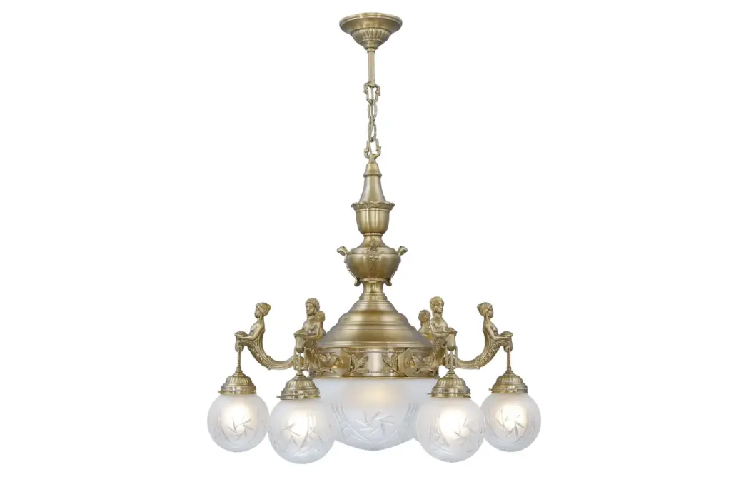 Fortuna 6 Armed Chandelier I 1