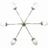 Genoa 6 armed Chandelier - LED handmade brass chandelier - Image 8