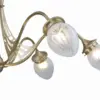 Genoa 6 armed Chandelier - LED handmade brass chandelier - Image 5