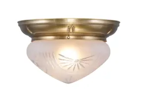 Gyor ceiling fitting 25/4 - LED handmade brass ceiling lamp