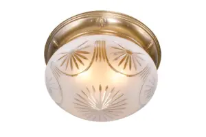 Gyor ceiling fitting 30/4 - LED handmade brass ceiling lamp