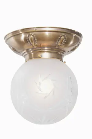 Gyor ceiling fitting 8/23 - LED handmade brass ceiling lamp