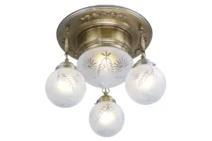 Gyor ceiling fitting III. - LED handmade brass ceiling lamp