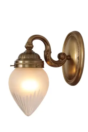 Gyor wall light I. - LED handmade brass wall light