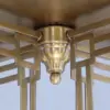 Hoffmann ceiling fitting V/2. - LED handmade brass ceiling lamp - Image 3