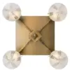 Hoffmann ceiling fitting V/2. - LED handmade brass ceiling lamp - Image 2