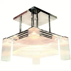 Hoffmann chandelier V. - LED handmade brass chandelier