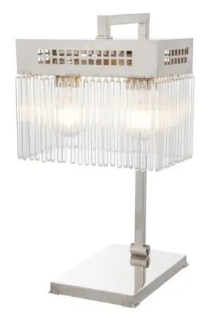Hoffmann table lamp II. - LED handmade brass table lamp