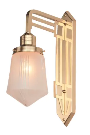 Hoffmann wall light I. - LED handmade brass wall light