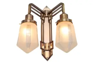 Hoffmann wall light II. - LED handmade brass wall light