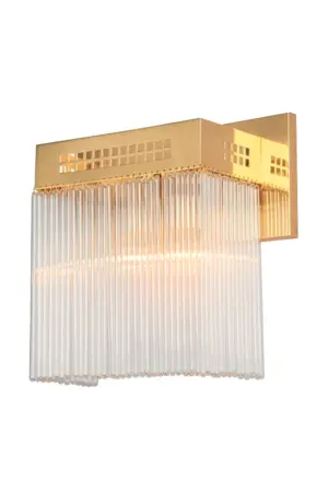 Hoffmann wall light III. - LED handmade brass wall light