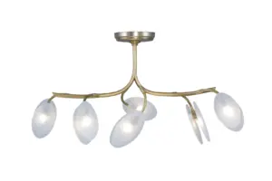 Inverno Chandelier 6 - LED handmade brass chandelier
