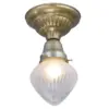 Leipzig ceiling fitting - LED handmade brass ceiling lamp