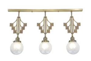 Linz pendant II. - LED handmade brass pendant