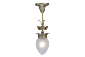 Lyon pendant - LED handmade brass pendant