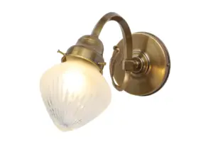 Lyon wall light I. - LED handmade brass wall light