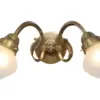 Lyon wall light II. - LED handmade brass wall light