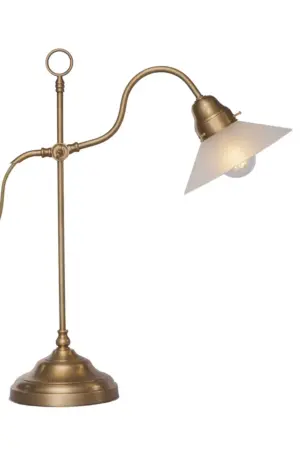 Manhattan table lamp I. – LED handmade brass table lamp