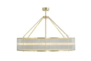 Miami pendant 90 - LED handmade brass pendant