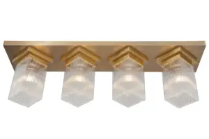 Monaco ceiling fitting VIII. - LED handmade brass ceiling lamp