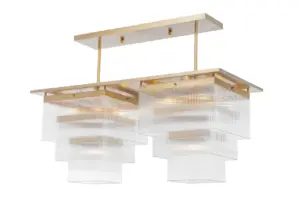 Monaco chandelier II. - LED handmade brass chandelier