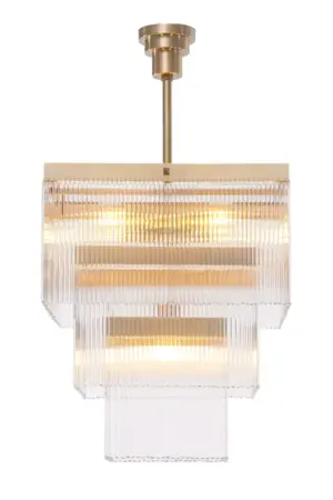 Monaco pendant II. - LED handmade brass pendant
