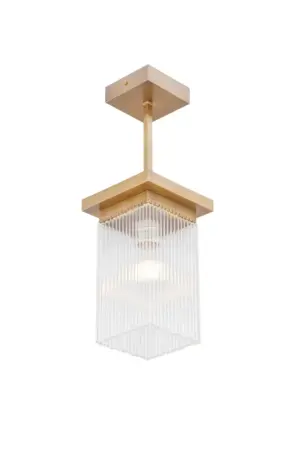 Monaco pendant III. - LED handmade brass pendant