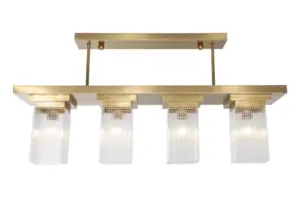 Monaco pendant VI. - LED handmade brass pendant