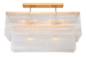 Monaco pendant XI. - LED handmade brass pendant