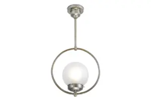 New York pendant II. - LED handmade brass pendant