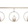 New York pendant III. - LED handmade brass pendant - Image 4