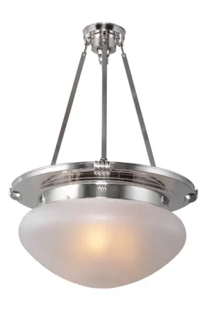 New York pendant I/30 - LED handmade brass pendant