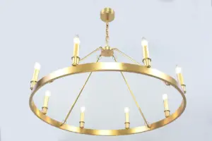 Los Angeles pendant 90 - LED handmade brass pendant