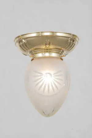 Pannon ceiling fitting 8/14 - LED handmade brass ceiling lamp