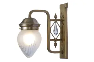 Pannon wall light I. - LED handmade brass wall light