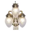 Pannon wall light III. - LED handmade brass wall light
