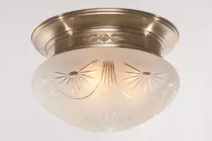 Papa ceiling fitting 30/4 - LED handmade brass ceiling lamp