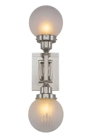 Paris wall light II. - LED handmade brass wall light
