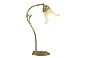 Pecs table lamp II. - LED handmade brass table lamp