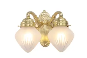 Pecs wall light II. - LED handmade brass wall light